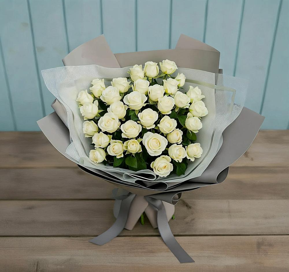 Букет Белоснежная нежность в Новотерском