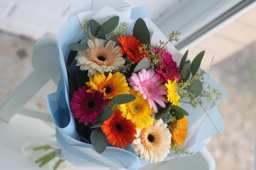 Букет цветов из: Герберы в Новотерском