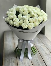 Букет 35 Белых роз в Новотерском
