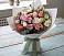 Букет цветов из: Розы, Лизиантусы и Гвоздики в Новотерском