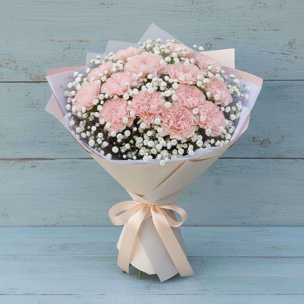 Букет цветов из: Гвоздики в Новотерском