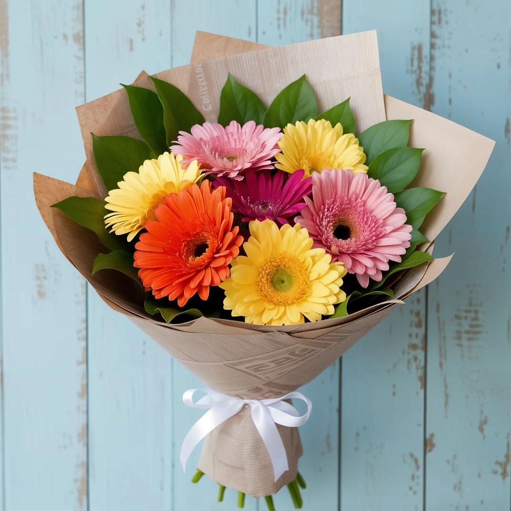 Букет цветов из: Герберы в Новотерском