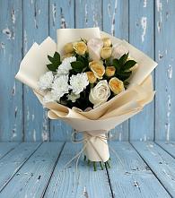 Букет цветов из:  Розы и Хризантемы в Новотерском