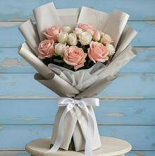 Букет цветов из:  Розы #REPLACE_PRED# Новотерском