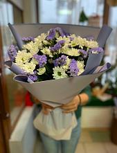 Букет цветов из:  Хризантемы #REPLACE_PRED# Новотерском