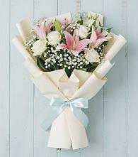 Букет цветов из:  Лилии в Новотерском