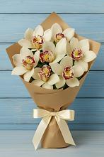 Букет цветов из:  Орхидеи и Розы в Новотерском