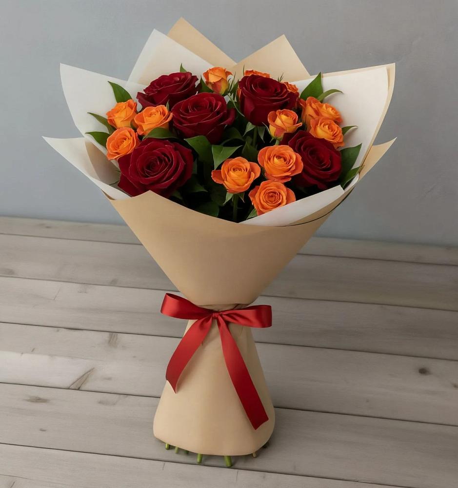 Букет Любовь и восторг в Новотерском